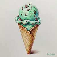Chocolate Mint Ice Cream