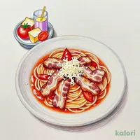 トマトスープパスタ+選べるアペタイザーセット(ドリンクバーつき)