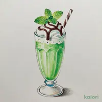 混ぜ混ぜシェイク（チョコミント）