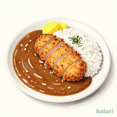 メガ盛り！大阪風あまからカレー（ロースかつ）