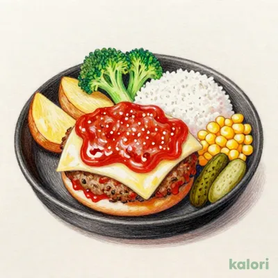 ランチ限定999円ランチ（チーズハンバーグ）
