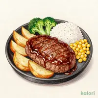 ランチ限定999円ランチ（ペッパーハンバーグ）