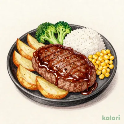 ランチ限定999円ランチ（ペッパーハンバーグ）