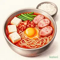旨辛スープのキムチチゲ定食