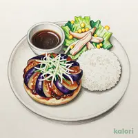 （水）おろしポン酢ハンバーグ＆蒸し鶏サラダ