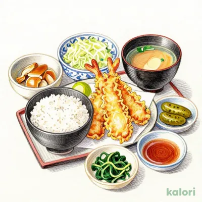 とり天定食