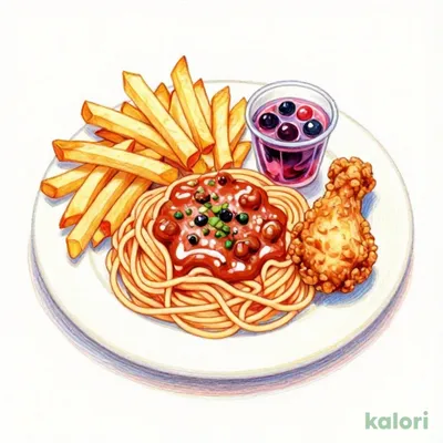 キッズミートスパゲティプレート