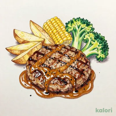 グランペッパーハンバーグ