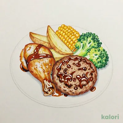 Chicken Steak and Hamburger Steak