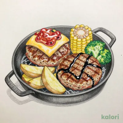 ツインハンバーグ