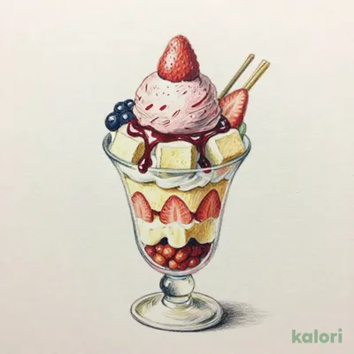 ハーゲンダッツストロベリーとレアチーズのご褒美パフェ