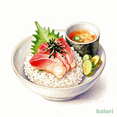 Buri Ryukyu (Yellowtail Sashimi) Rice Bowl
