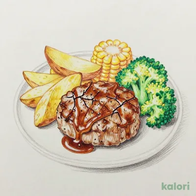 ペッパーハンバーグ
