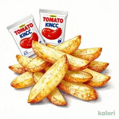 大盛りポテトフライ