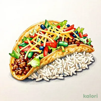 Soy Meat and Bean Taco Rice