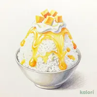 かき氷みるく 山梨産白桃 マンゴーソーストッピング 単品（小サイズ）