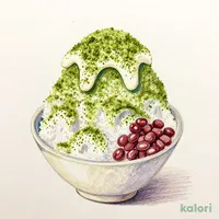 Shaved Ice Milk Matcha Azuki, Small