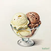 ランチアイス（バニラ・チョコ）