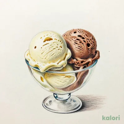 ランチアイス（バニラ・チョコ）