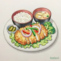 野菜たっぷりチキンの竜田揚げと釜揚げしらす丼