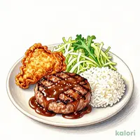 （金）ハンバーグ＆唐揚げ