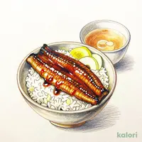 うなぎ二倍盛り重（お吸い物・漬物付）