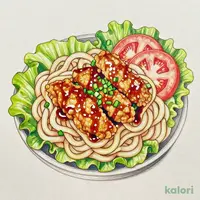 Yurinchi (Deep-Fried Chicken) Udon