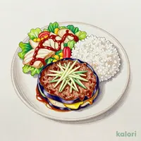 （土）おろしポン酢ハンバーグ＆蒸し鶏サラダ ※2026年9月19日（土）10時 ～ 2026年9月27日（日）15時は、「ランチタイムサービス」を休止とさせていただきます。