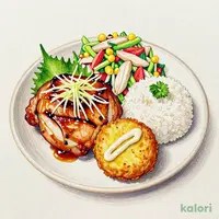 （木）和風チキンステーキとポテトコロッケ＆蒸し鶏サラダ ※2026年9月19日（土）10時 ～ 2026年9月27日（日）15時は、「ランチタイムサービス」を休止とさせていただきます。