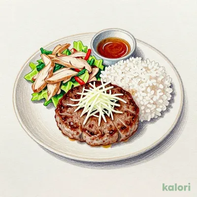 （水）和風ハンバーグ＆蒸し鶏サラダ ※2026年9月19日（土）10時 ～ 2026年9月27日（日）15時は、「ランチタイムサービス」を休止とさせていただきます。