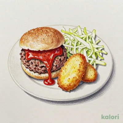 （火）ハンバーグ＆ポテトコロッケ ※2026年9月19日（土）10時 ～ 2026年9月27日（日）15時は、「ランチタイムサービス」を休止とさせていただきます。