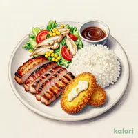 （金）焼きしゃぶとポテトコロッケ＆蒸し鶏サラダ ※2026年9月19日（土）10時 ～ 2026年9月27日（日）15時は、「ランチタイムサービス」を休止とさせていただきます。