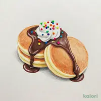 Kids' Pancake with Drawing Sauce