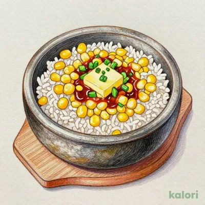 とうもろこしの石焼ご飯