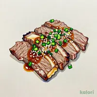 幸せの柔らかカルビ〔ねぎ塩〕