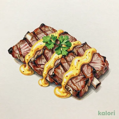 幸せの柔らかカルビ〔ハニーマスタード〕