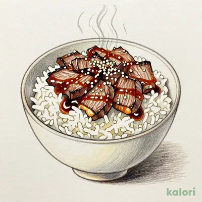 Rice Bowl with Yakiniku Sauce