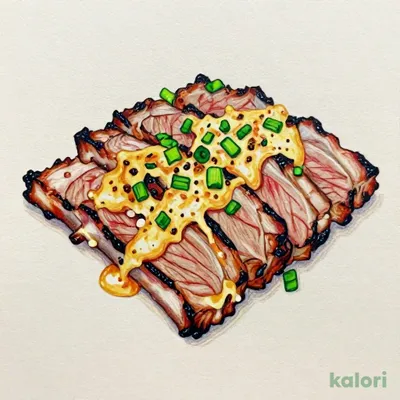 Grilled Beef Short Rib with Garlic Butter