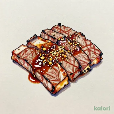 Beef Kalbi Steak (Special Savory Sauce)