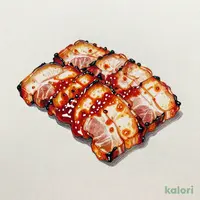 豚カルビ〔特製赤ダレ〕