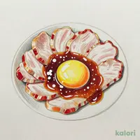 とろロース（ポーク）【焼きすき（生卵付き）】
