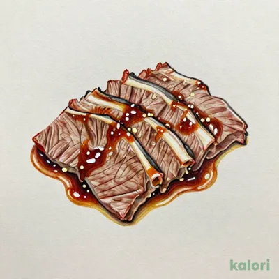 幸せの柔らかカルビ【特製旨ダレ】