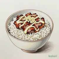 幸せの柔らかカルビ専用にんにくマヨ丼
