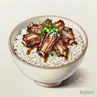 幸せの柔らかカルビ専用ねぎ塩丼