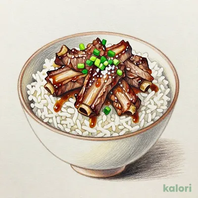 幸せの柔らかカルビ専用ねぎ塩丼