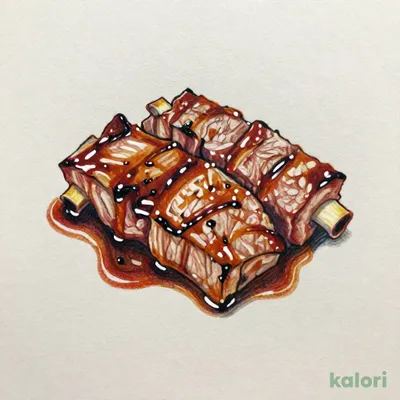 炙り焼きカルビ【特製旨ダレ】