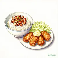 ぶためし鳥のからあげセット