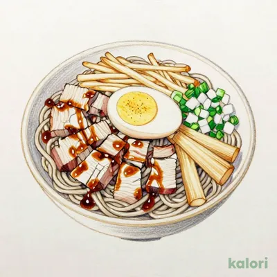 Abura Soba (Oil Noodles) with Extra Meat