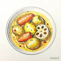 ごろっと根菜のスープカレー