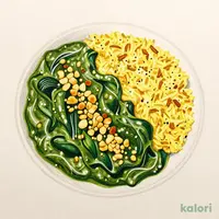 大豆ミートのほうれん草カレー